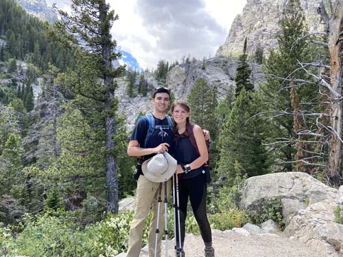 couple on hike